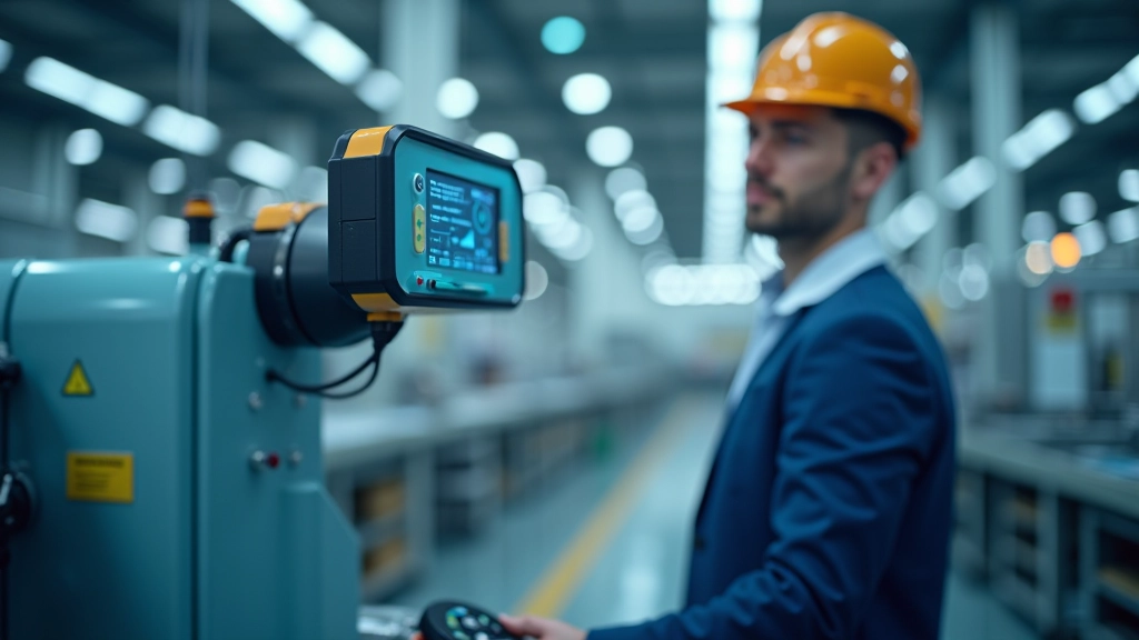 Makine sensörleri ve veri toplama cihazları, gerçek zamanlı izleme sisteminin görsel temsili