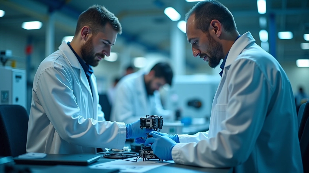 TÜBİTAK'ın araştırma laboratuvarında ileri robotik sistemleri ve mühendislik ekibi çalışıyor